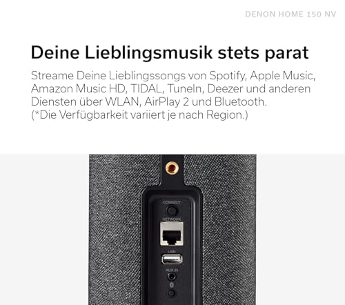 Denon Home 150 NV Wireless-Lautsprecher mit HEOS, Weiß – Ansicht 5