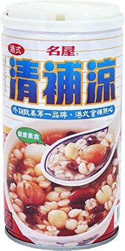 清涼補 (Mixed Nuts Congee) Instant Ching Poo Luong Dessert Soup 12.5 oz （Pack of 6)