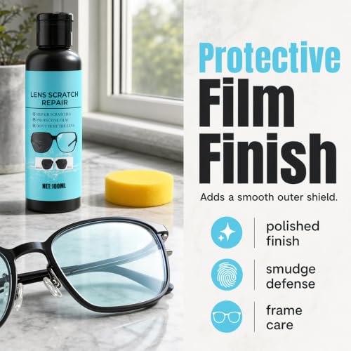 Image of Eyeglass Scratch Remover Spray, Lens Cleaning Spray for Eyeglasses & Sunglasses, Helps Reduce the Appearance of Minor Surface Marks for Daily Lens Care (1pcs)