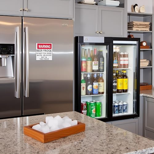 Imán rojo decorativo para refrigerador con mensaje divertido miniatura 3