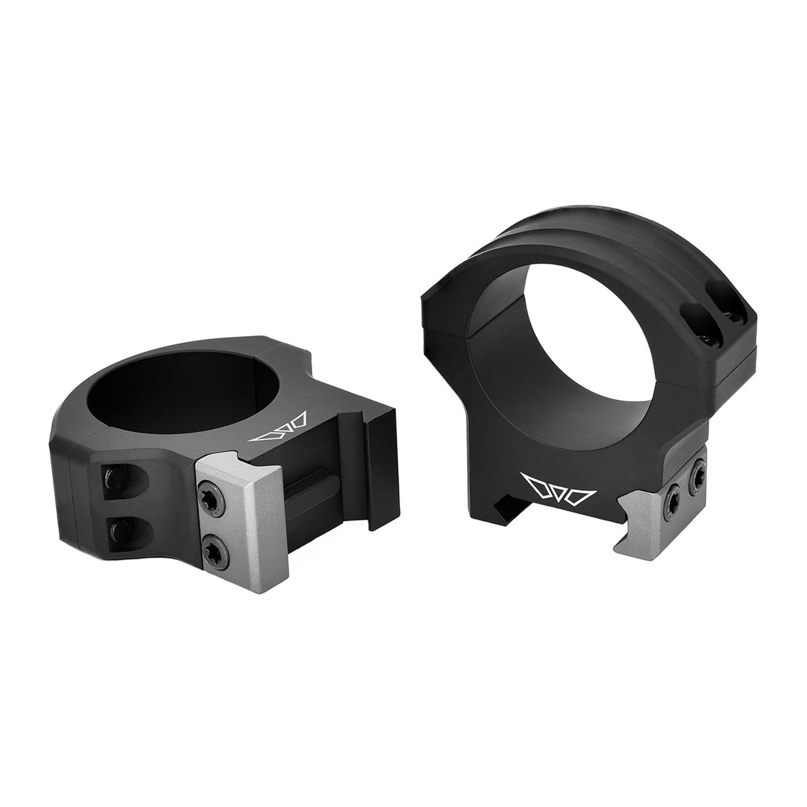 WARNE HyperLite Picatinny-Style Rings 30mm Medium Matte Black