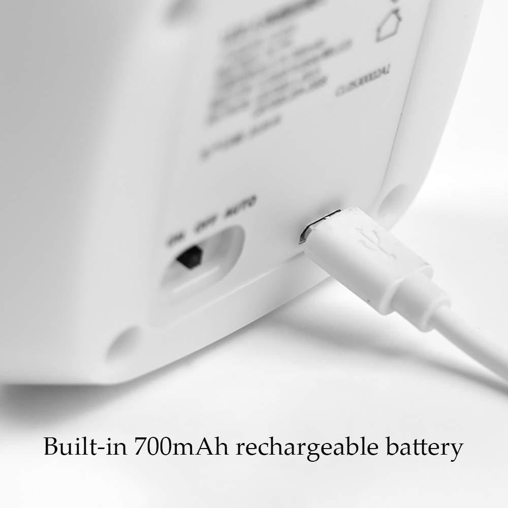 La luz del Sensor, Armario de luz, LED portátil Noche la luz, USB 700mAh batería Recargable, luz de Fondo, imán, baño, Pasillo, Garaje (2 Pack)