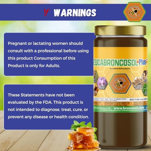 Eucabroncosol Plus - Jarabe de Miel con Limón y Menta 12oz miniatura 5