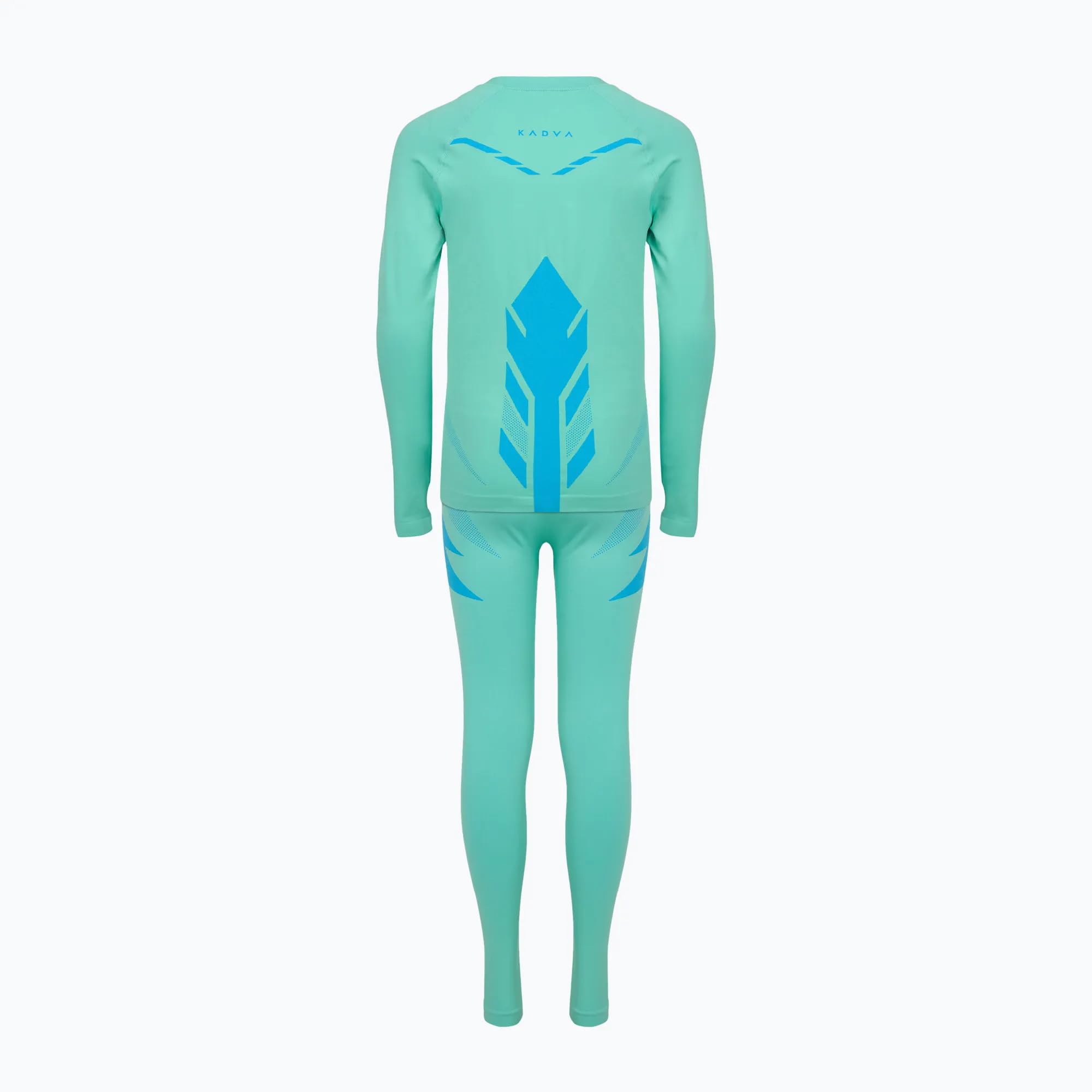 KADVA Alpinestep, set di biancheria intima termica per bambini, senza | Set felpa e pantaloni, fori per i pollici, 260 g/m², traspirante, ad asciugatura rapida, antibatterico, slim fit