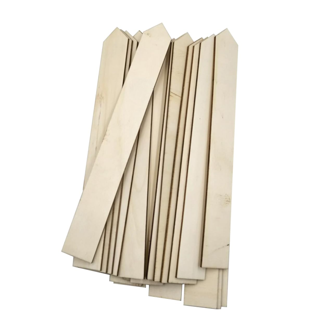 BESPORTBLE 100 Étiquettes Longues En Bois Écologique Pour Jardin, Grandes Étiquettes De Plantes Durables, Piquets En Bois Rustiques Pour Semis, Potager Et Cultures En Contenants