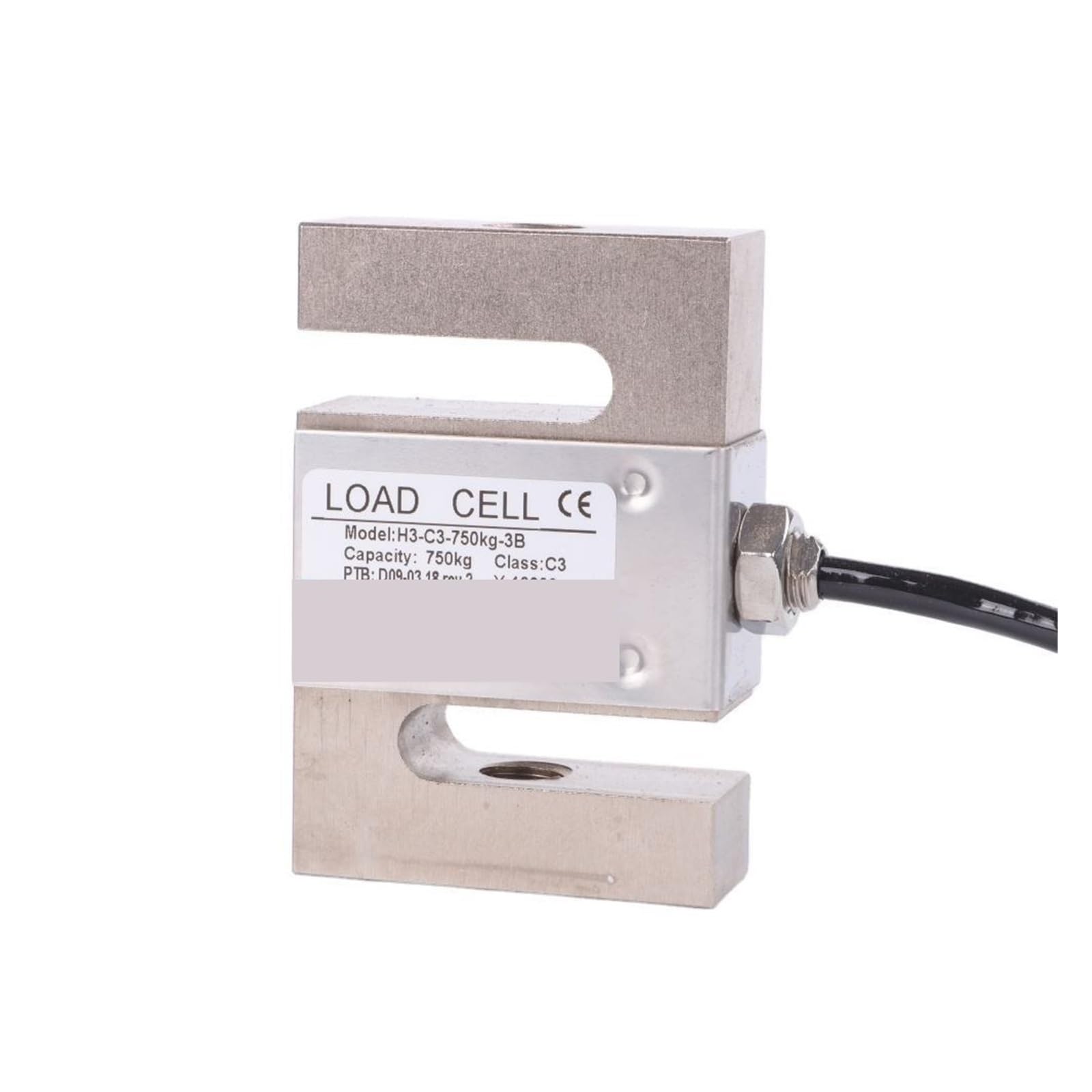 Cella di Carico Cella Di Carico In Acciaio Legato Tipo S H3C3 Da 25 Kg A 20 T Sigillata Con Adesivo Interno Resistente All'olio Impermeabile E Anticorrosione(3T)