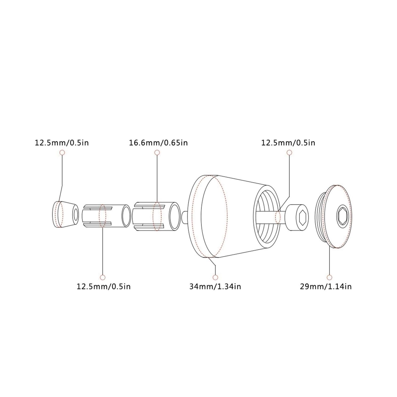 22mm 24mm Universali Moto Manubrio Manopole per Suzuki RV125 RV 125 2003 2004 2005 2006 2007-2016 Moto Manubrio estremità