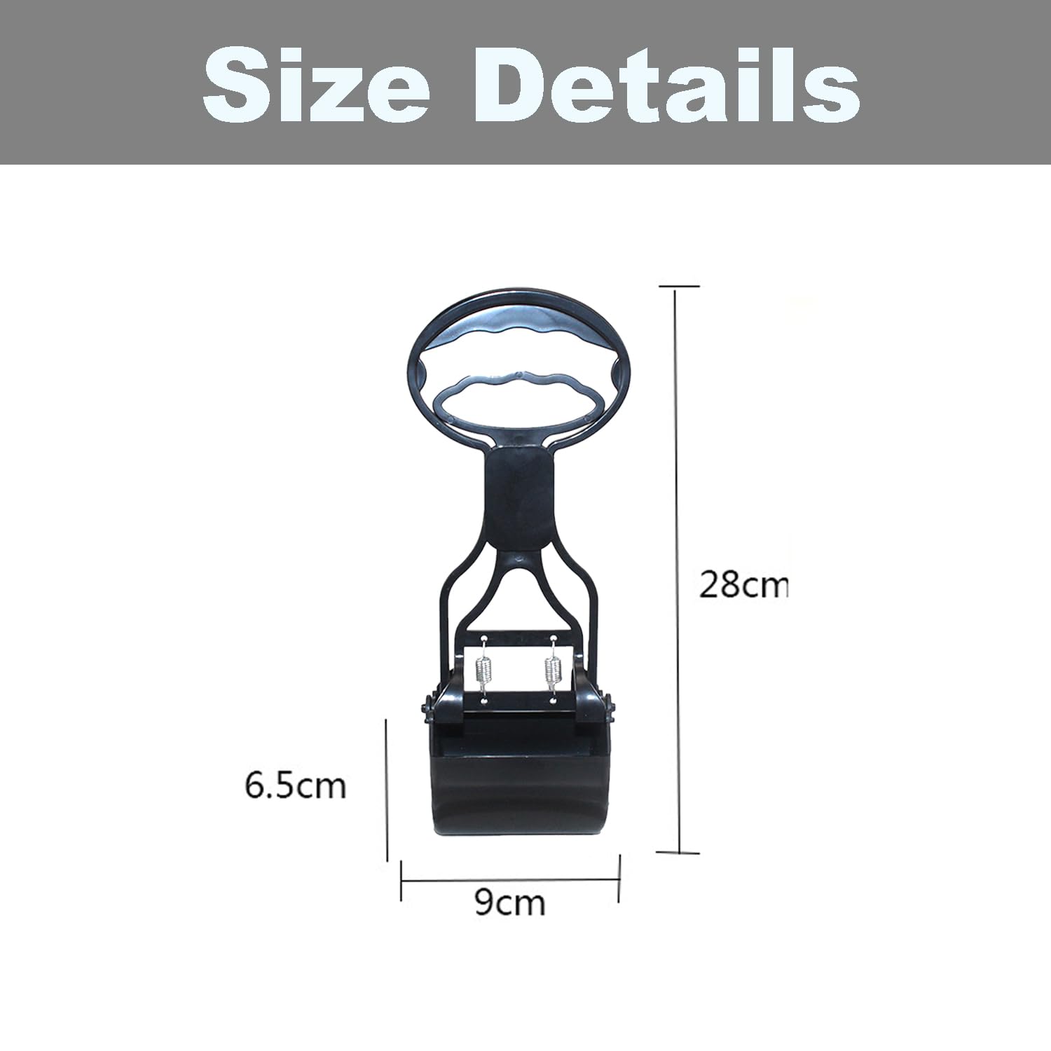 Paletta Per Cacca Cani Con Manico Lungo - Scooper Igienico E Piegevole Per Cani E Gatti, Design Pratico - Foto 8