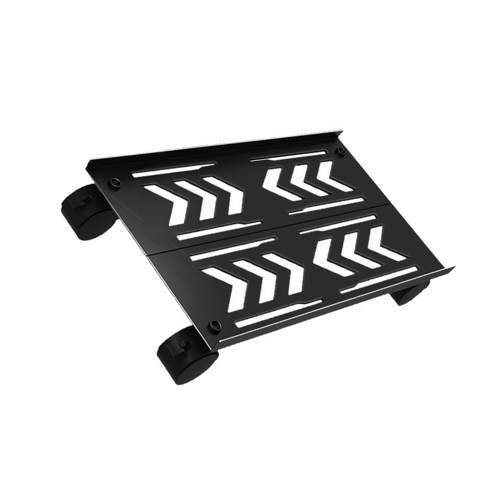 Soporte para CPU de Acero Carbono, Soporte de rodante, Marco de Ancho Ajustable, Ruedas con Bloqueo, Plataforma de Flujo de Aire Abierta para organización del Espacio de Trabajo, Bandeja con