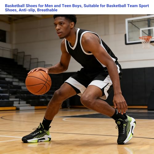 Image of Beita High Upper Basketball Shoes for Men Sneakers Breathable Sports Shoes Anti Slip