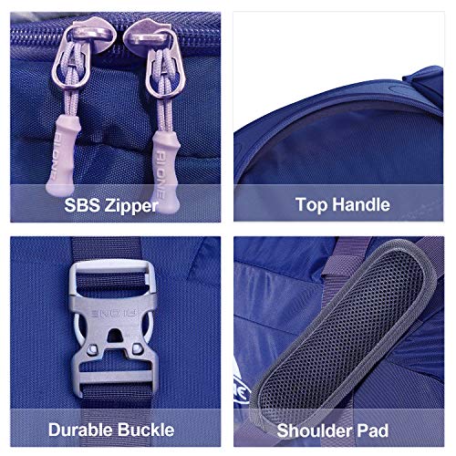 AIONE Duffel Backpack Bag 4-Way Sports Gym Backpack 42L/55L/65L Travel Luggage Bags with Shoe Compartments