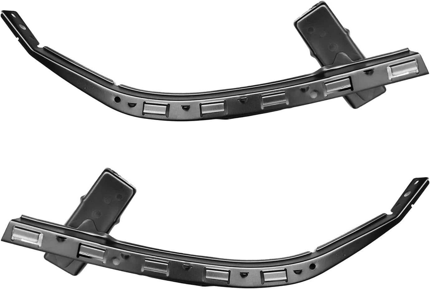 MGWILL Headlight Bracket Retainer Compatible with 2004 2005 2006 2007 2008 Acura TSX HeadLamp Bracket Mount Support 71190-SEA-000, 71140-SEA-000 Black