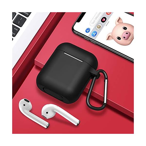 AirPods Case, Full Protective Silicone AirPods Accessories Cover Compatible with Apple AirPods 1&2 Wireless and Wired… – Bild 8