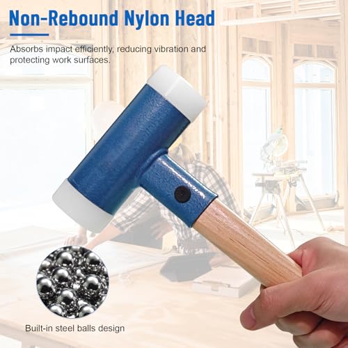 Dead Blow Nylon Hammer with Steel Shot