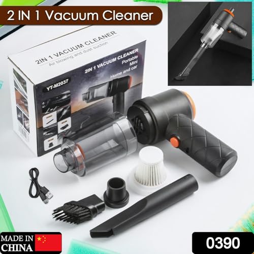 Image of Vacuum Cleaner Dust Collection 2 in 1 Car High-Power Handheld Wireless Home Car Dual-use Portable USB Rechargeable Mini Car Vacuum for Vehicle, Home and Offic