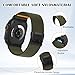 riwoauoo Nylon Elastic Sport Band for Apple Watch Band 38mm 40mm 41mm 42mm(Series 10) Women Men,Nylon Woven Parachute Buckle Strap for iWatch Series 10 9 8 7 6 5 4 3 SE Ultra2/Ultra(Army Green)