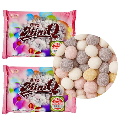Mini Mochi Sweet Rice Cakes – Assorted Flavors, 10.6 oz