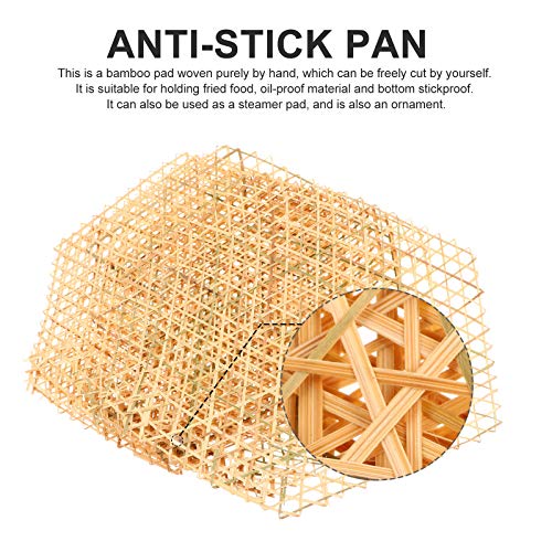 Esteira De Bambu Anti- Aderente De 6 Unidades, Tapete De Bambu Feito À Mão, Grade Decorativa (11 Fur