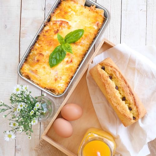 Onader Stainless Steel Bread Loaf Pans Set Of 6 Deep Meatloaf Pan For Baking 9 X 5 Inch thumb #3
