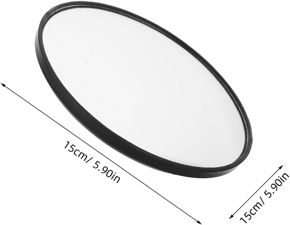 2pcs Adjustable Convex Safety Mirror Rear View Mirror For Excavators Ideal For Trucks And Tractors Construction And Industrial Vehicles