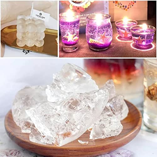 TooGet Transparent Jelly Wax DIY Candle Making Gel Wax Handmade Material Crystal Gel Candle for Candle Making and Handcraft Scente Candles Supplies - 14 OZ by TooGet - Image 6