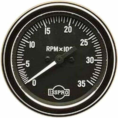 Replacement for Peterbilt 330 Year 2000 3.375IN Chrome Mechanical Tachometer 0-3500 RPM by Technical Precision