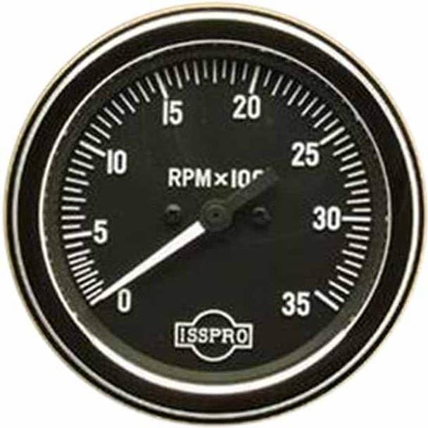 Replacement for Mack RW Superliner Year 1993 3.375IN Chrome Mechanical Tachometer 0-3500 RPM by Technical Precision