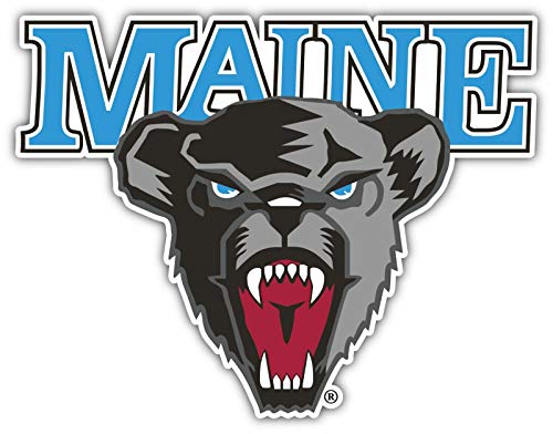 Decal Vinyl Sticker Maine Black Bears University College Durable for Bumpers, Helmets, Laptops, Water Bottles, Lockers (3" Longest Side)