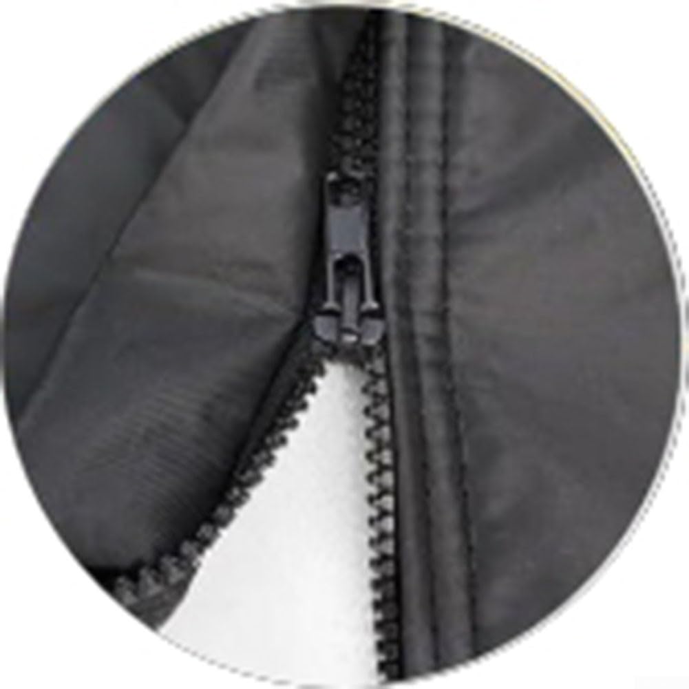 Copertura per mini escavatore, tessuto Oxford impermeabile 210D/420D con funzione di protezione solare, 350 x 114 x 190 cm, nero (210D)