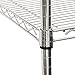 Seville Classics UltraDurable Commercial-Grade 5-Tier NSF-Certified Steel Wire Shelving with Wheels, 48