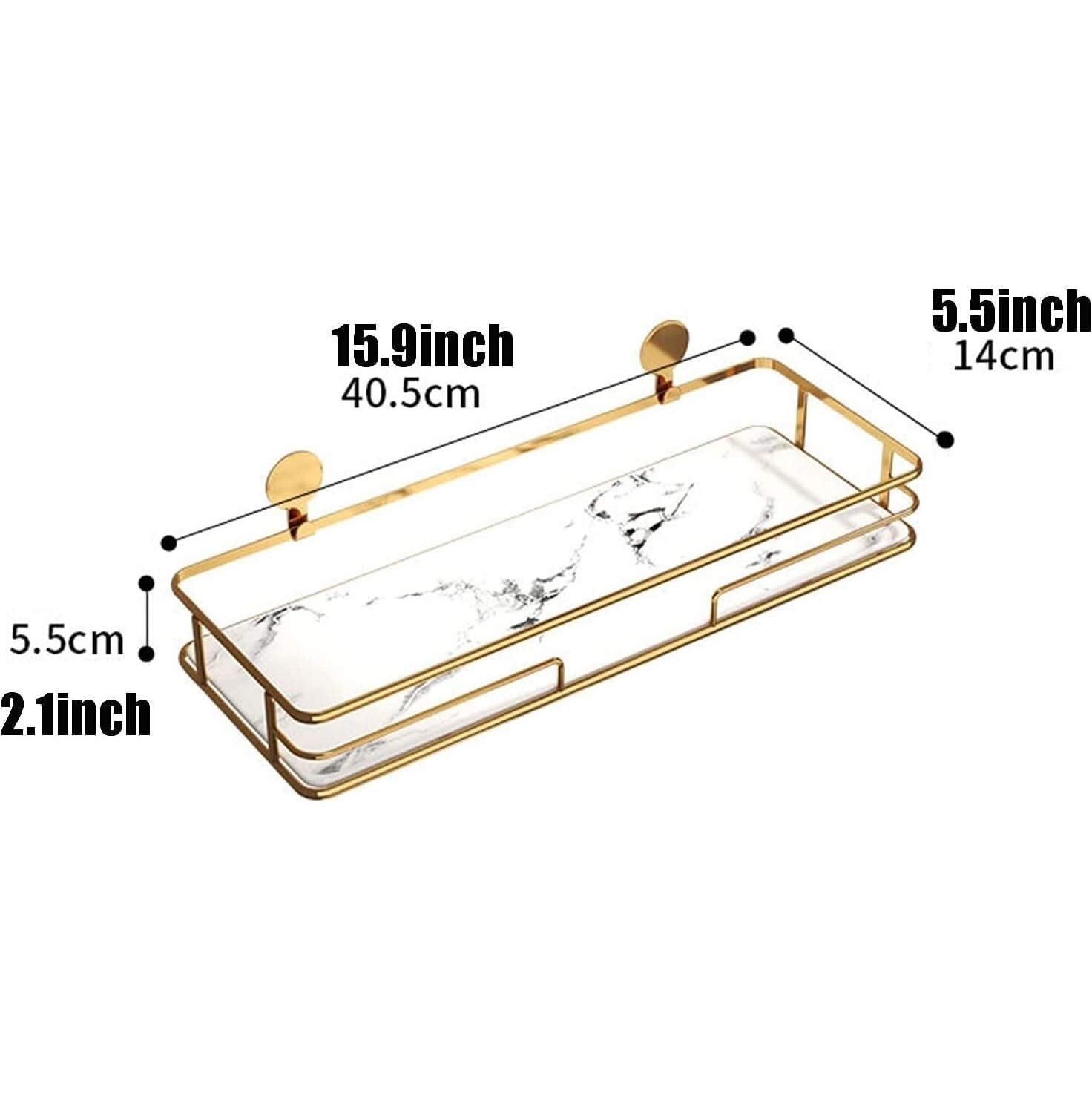 Mensola Doccia Portaoggetti Mensola Portaoggetti da Doccia in Acciaio Inossidabile Senza Foratura Organizzatore per Mensole da Bagno per WC da Bagno Mensole Bagno Resistente(B,1pcs)