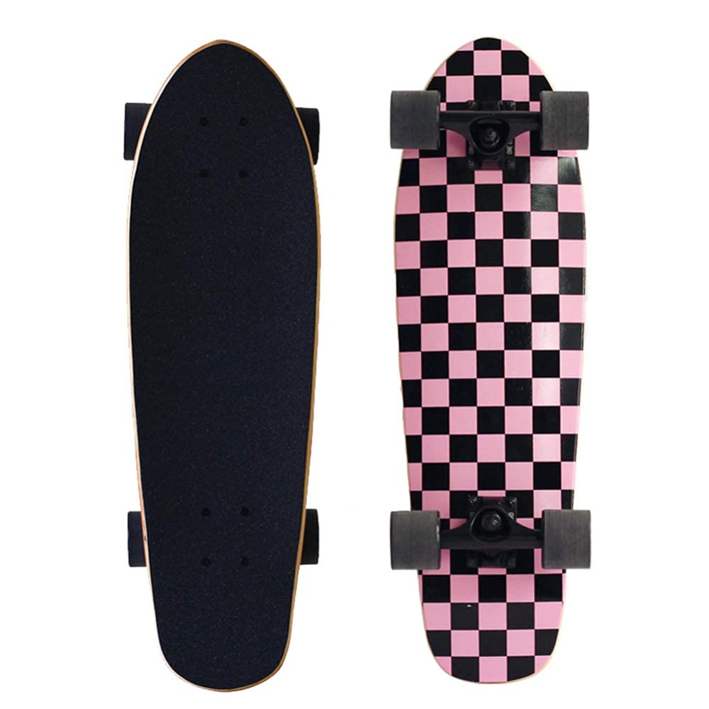 Skateboard Complete Mini Cruiser Maple Skateboard 22 inches for Children Girls Girls Boys Beginners Teenagers Adults ABEC-7 Bearings