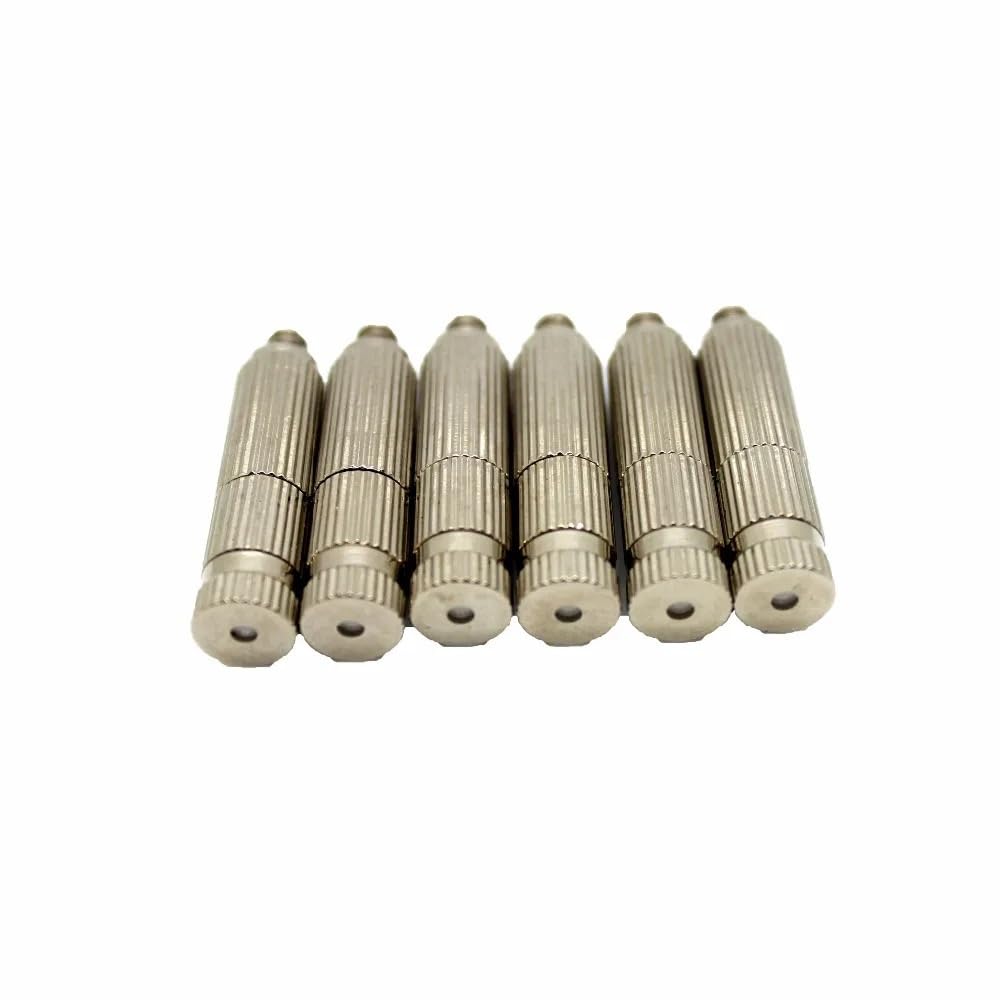 (10 sztuk/partia) Regulowana mosiężna dysza spryskiwacza ogrodowego z funkcją zraszania, 0,1 mm-0,5 mm(0.2mm)