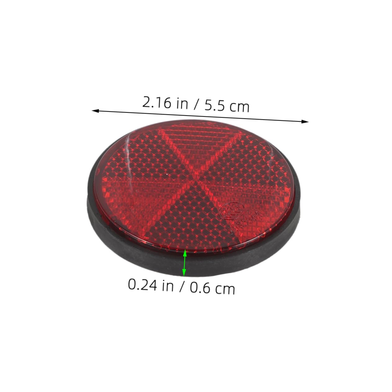 VINTORKY Quick: 2pcs Backpack Reflectors Bike Reflectors for Night Visibility Lattice Design
