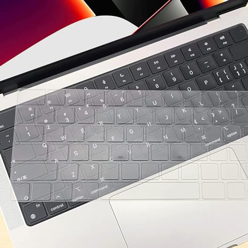 Eoocoo EC1416 Premium Keyboard Cover Skin Ultra Thin For Macbook Air 15 Inch M3 M2 thumb #5
