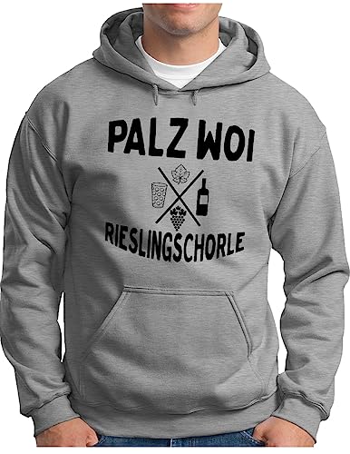 Pull à capuche homme Pfälzisch Woi idée cadeau pour amateurs de vin