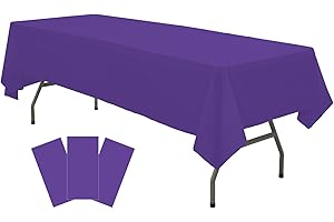 Plastic Purple Tablecloths: Vibrant Table Covers for Memorable Occasions