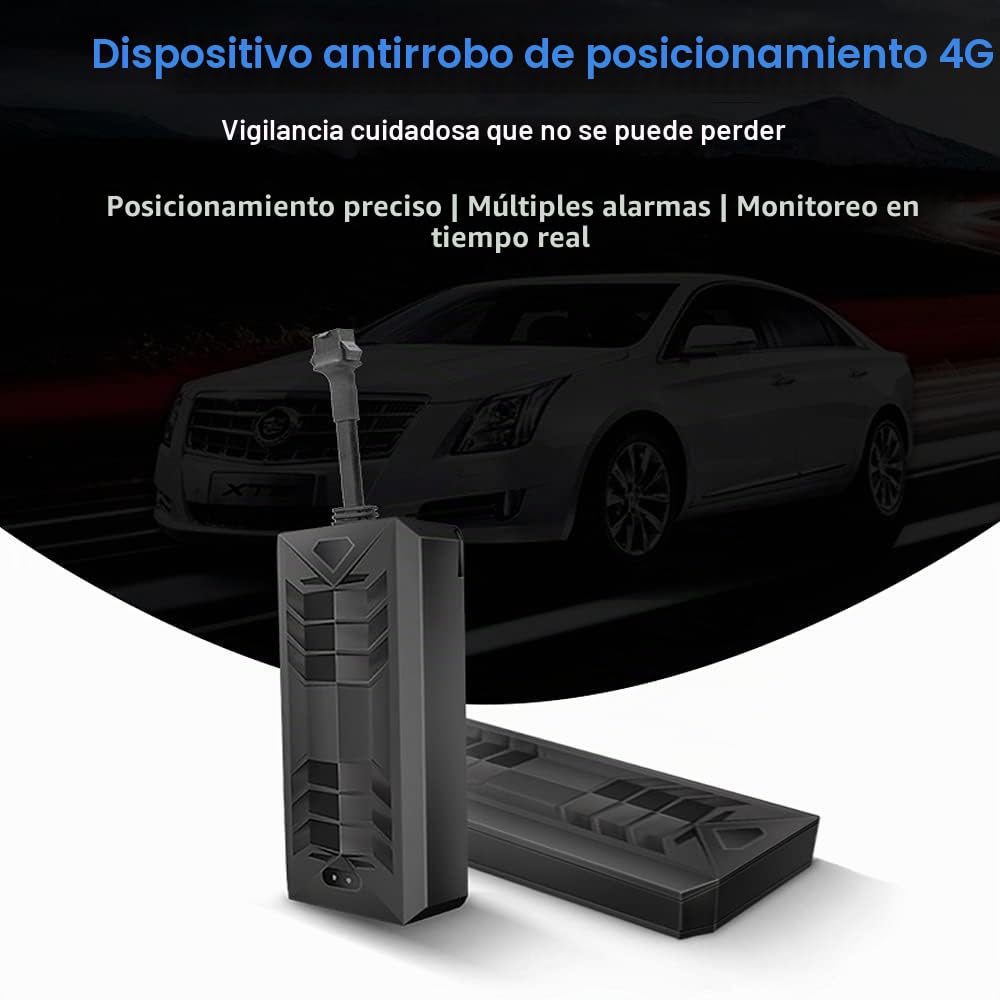 ZeerKeer 4G GPS localizador 80 mAh de Larga duración Gran batería localizador de Seguimiento, Acc y Geo-cercas alertas para un posicionamiento preciso, Coches, Furgonetas Camiones y Otros vehículos