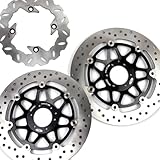 Disques de frein avant et arrière Rotors pour Hon.da CB400N 1982 1988 Accessoires pour motos CB 400 N CB400 400N 1983 1984 1985 1986 1987 CBR900RR CBR600F Noir