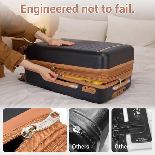 Kono 24 Inch ABS+PC Check-In Suitcase