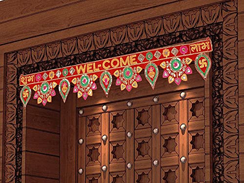CraftVatika Welcome Toran bandarwal for Main Door Hanging Entranc...
