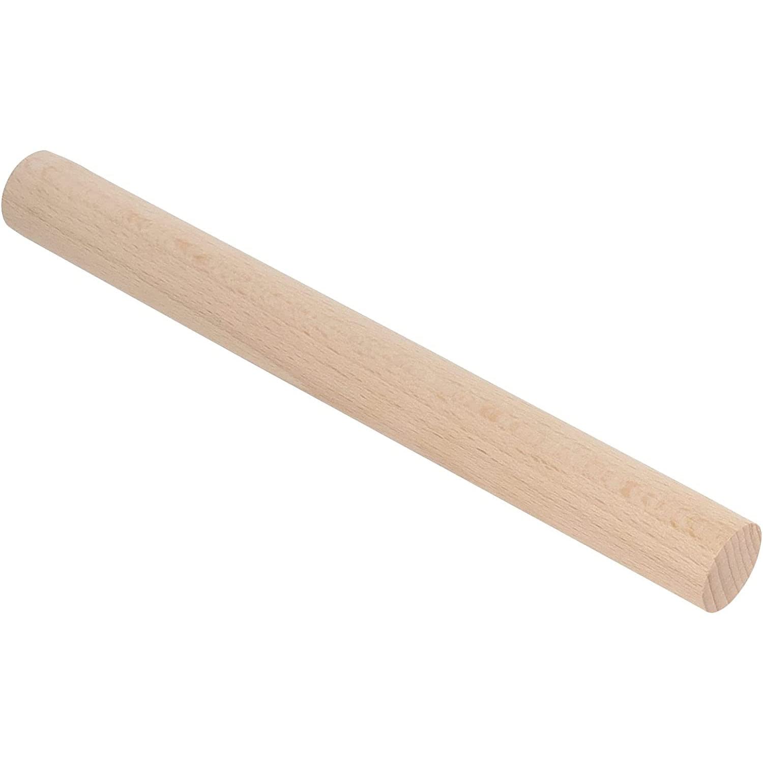 Niedokończone drewno Drewniane patyczki do rękodzieła, listwy drewniane, 10 sztuk o długości 50 cm/19,68 cala, średnica 0,5/1/1,5/2 cm Naturalny niedokończony kołek, makramy i projektów DIY(0.5cm)