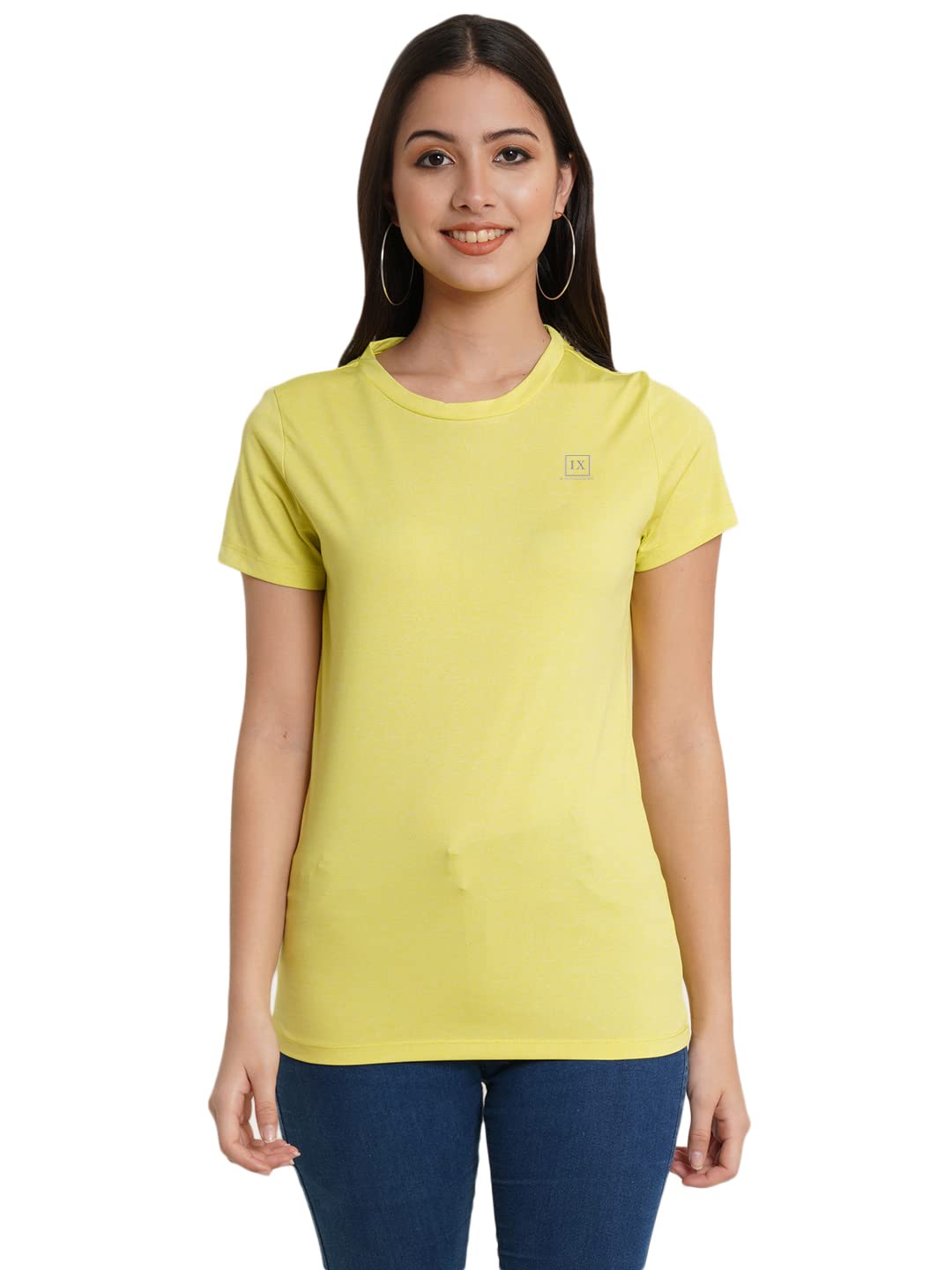 Active Wear Sports V-Neck Women T-Shirt-image-43