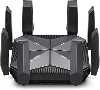 AXE16000 Quad-Band WiFi 6E Router (Archer AXE300) - Dual 10Gb Ports Wireless Internet Gaming Router, Supports VPN Client, 2.5G WAN/LAN + 4 x Gigabit LAN Ports