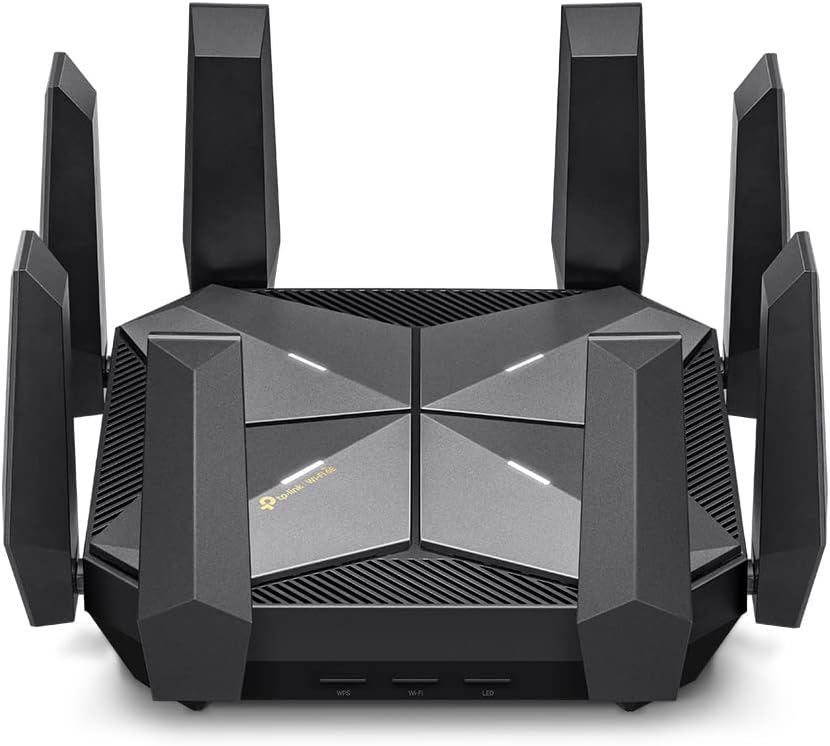 AXE16000 Quad-Band WiFi 6E Router (Archer AXE300) - Dual 10Gb Ports Wireless Internet Gaming Router, Supports VPN Client, 2.5G WAN/LAN + 4 x Gigabit LAN Ports