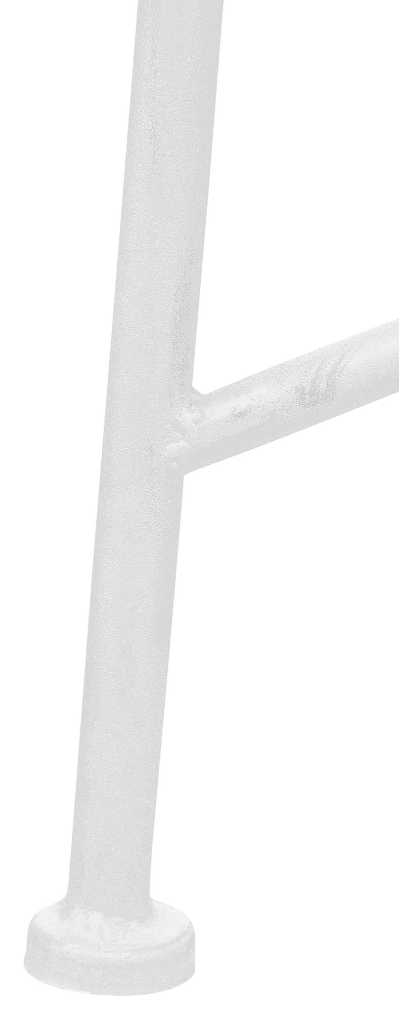 CLP Panchina Da Giardino Tara In Ferro Laccato I Panchina Da Esterno Stile Rustico Nostalgico I Panca Outdoor 113 x 47 CM, Colore:bianco