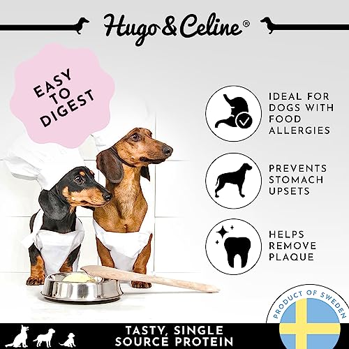 Hugo & Celine Crispy Chips Dog Treats, 100% Swedish Dried Liver, Healthy, Natural Dog Treats, Grain Free and Low Fat - Image 3