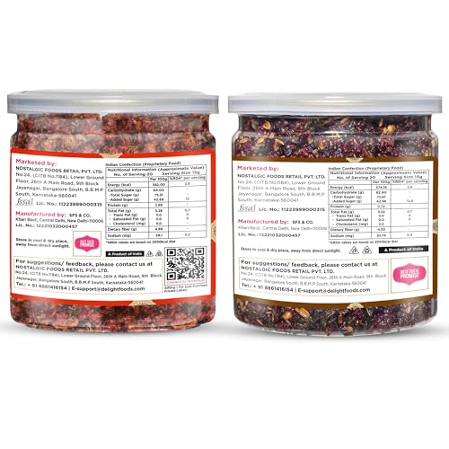 Image of Calcutta Meetha Paan & Choco Meetha Paan Mukhwas | Traditional Kolkata Style Mouth Freshener | Without Supari | Sweet After-Meal Digestive | 600g (300g x 2)