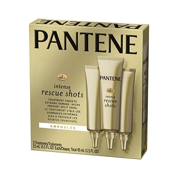 Pantene-Rescue-Shots-Hair-Ampoules-Treatment-Pro-V-Intensive-Repair-of-Damaged-Hair-15-Fl-Oz-Pack-of-3 Pantene Rescue Shots Hair Ampoules Treatment, Pro-V Intensive Repair of Damaged Hair, 1.5 Fl Oz (Pack of 3)