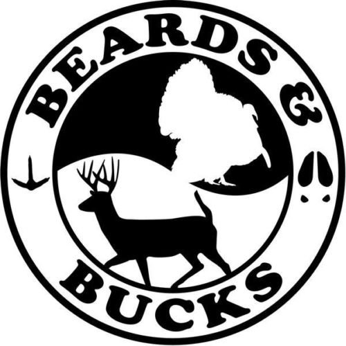 Beards Bucks Turkey Deer Hunting Sportsman Car Truck Windows Decor Decal Sticker - Die cut vinyl decal for windows, cars, trucks, tool boxes, laptops,